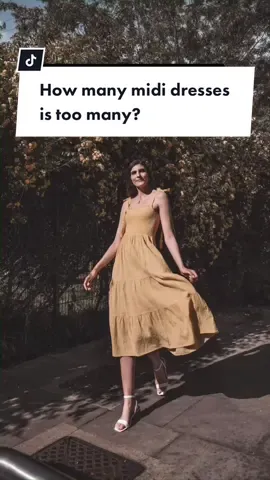 A tall girls best friend. #mididress #mididresses #style #tallstyle #tallfashion #summerstyle #springoutfitideas2021