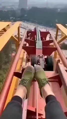 Would you try this roller coaster? 😳🎢 🎥 IG/lucasmartins #ladbible #fyp #foryou #rollercoaster