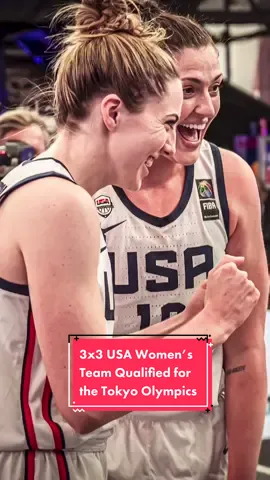 #3x3 is debuting at the #Olympics and #TeamUSA will be there 🇺🇸 @allishagray15 @bigmamastef