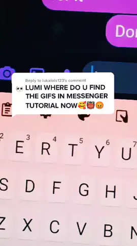 Reply to @lukalols123 there lol#tutorial #messenger #GIF #question #answer #idkwhattoput #uh #enjoy #ig