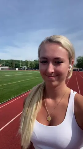 when ur a college junior running at a high school track when all the baseball players are practicing 😀😀