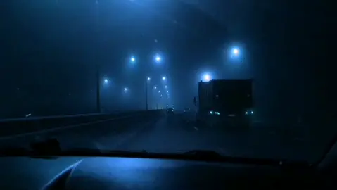 #road #fog #foggy #track #blue #car #lamp #night #aesthetic #aestetics #sadness #туман #дорога #трасса #эстетика #эстетикавидео #ночь #дождь