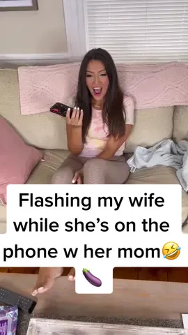 she really blew into the phone like it was static😂🤣 #couplegoals #hisbandandwife #phone #funnyphonecall #fyp