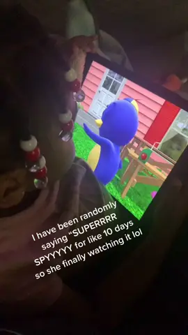 She like let me see what the hell my mom been screaming about 😂😂😂😂 #backyardigans #superspy #gladnesslife #DADMOVES