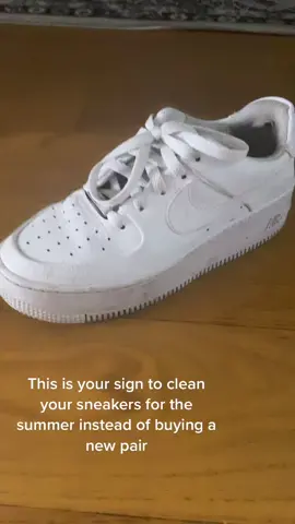 Good as new every time #clean #cleaningtiktok #nike #airforce1 #Summer