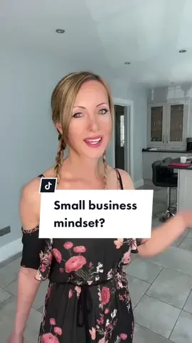 A ‘small’ business can be highly successful with the right mindset  #businessownertips #smallbusinessowner2021 #smallbusinesstiktok #businesscoach
