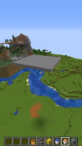 Minecraft : Building Tower Quickly using Lava and Water! #Minecraft #foryou #foryoupage #fyp #tutorial #minecrafttutorial #viral #trending