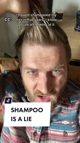 Shampoo is a lie (for me... and maybe for you too?) #TikTokPartner #LearnOnTikTok #johnnyharris #shampoo #haircare