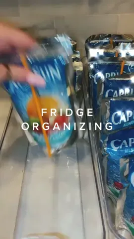 Finally hopping on this and I’m obsessed 😍😍 I’ve seen sooo many people do it so tag credit! #fridgeorganization #fridgerestock