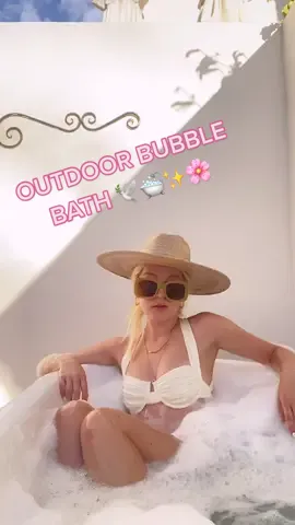 paradise 🛁🌸✨💕👼🏼 #outdoorbathtub #palmsprings #summer2021