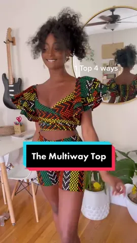 How would you wear this top? #smallpotato #potato  #multiwaytop #smallblackownedbusiness #womanownedbusiness