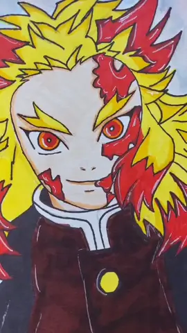 #red #rengoku #muzankibitsuji #demonslayer #letraindelinfini #mangas #fandanime #otaku #foryou #pourtoi #weeb #draw #triste