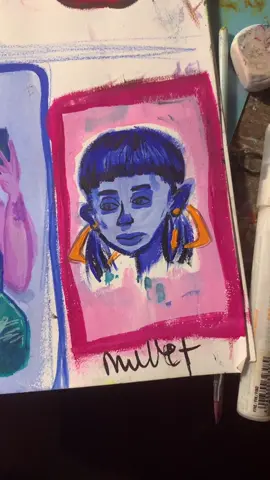 Gouache doodles from the last month #artist #gouachepaint #doodle #artistoftiktok