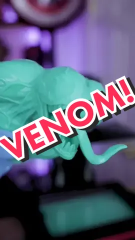 VENOM! #3dprinting #venom #spiderman #timelapse #3dprintingtimelapse