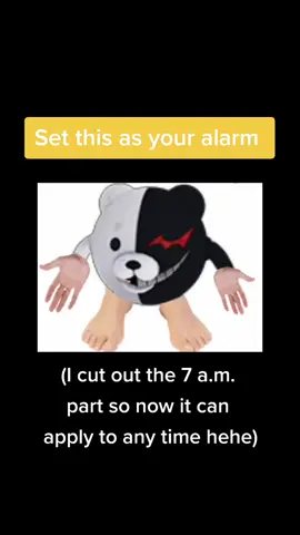 #danganronpa  #triggerhappyhavoc #monokuma #alarm