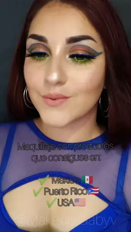 Maquillaje con productos que consigues en 🇲🇽 México🇺🇸USA🇵🇷PR @bissu_cosmeticos_mex @pinkupcosmetics #makeuptutorial #maquillaje #makeup #foryou
