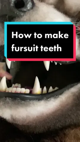 How to make teeth? #fursuit #cosplay #teeth #tutorial #processvideo #wip #howto #fursuitmaker #modelingclay #foryoupage #fyp