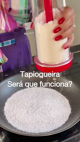 Tapioqueira, será que funciona? Sim ela funciona e é super prática! #dicas_utilidades #dicas #tapioca #receitas