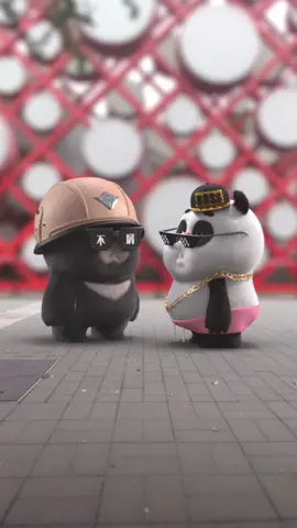 How is Bamboo’s butt? 😄🐼🐻#animation #パンダ #可愛い #foruyou #pandas
