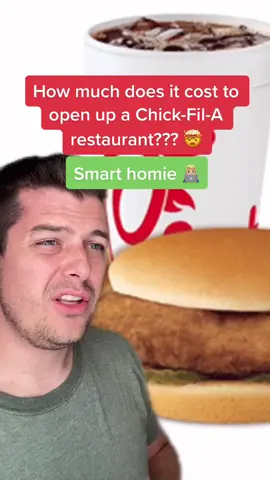 He was shook by how much it costs to open up Chick-fil-A Franchise 🤯 #LearnOnTikTok #tiktokpartner #chickfila