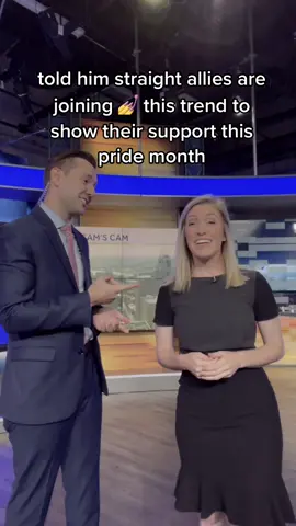 he really thought he was doing something @weathermancam #lesbian #newsanchor #wlw #lgbtq #pridemonth🏳️‍🌈
