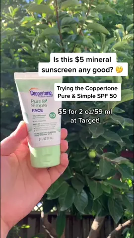 Always looking for an affordable SPF 👀 #coppertone #coppertonesunscreen #mineralsunscreen #spftryon #sunscreentryon #sunscreen