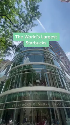 Did you know the worlds largest @starbucks is in #Chicago #starbuckslover #worldslargest #foodietravel #chicagotiktok #starbucksreserve
