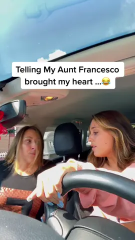 I apologize to Francesco in advance😂 #aunt