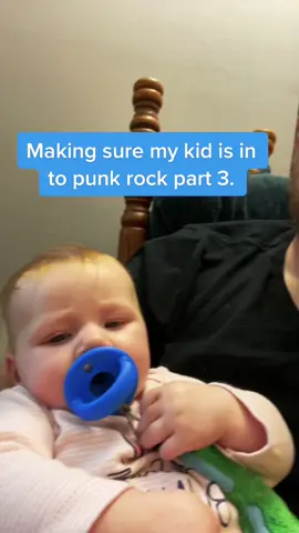 Punk rock baby part 3: Rise Against. @riseagainst #prayerfortherefugee #punkrock #punkrockbaby #babiesoftiktok #parenting #music #foryou  #rock