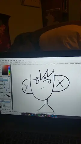 progress drawing of @melaningothboy ! working on my setup here #foryou #art #digitalart
