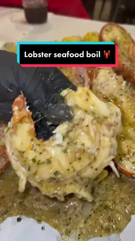 Where to find delicious lobster seafood boil in Sydney 🤤🦞✨ #sydneyfood #sydneyfoodie #RestaurantReview #lobster #seafoodboil