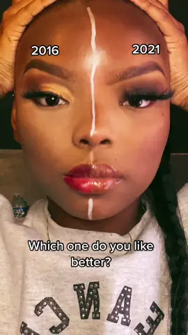 2016 Vs 2021 makeup 💄✨WOWW#makeup#2016vs2021#fyp#makeuptrends#foryoupage#viral#PrimeDayDealsDance#assceneontubi #xyzbca#fy#foryou#beauty#makeuptips