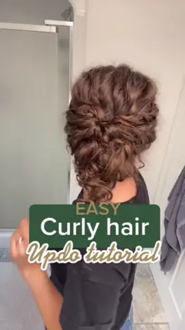 SO EASY #3acurls #foryou #curlyhairupdo #updotutorial #curlyhairstyle #hairstyletutorial #curlyhairtransformation #curltok #hairdo #hairstyle #wedding