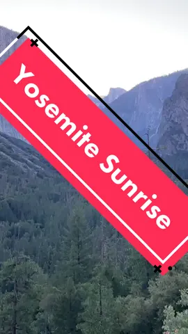 Yosemite sunrise #sunrise #summervibes #california #np #hike #explore #adventure