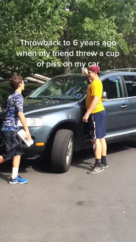 A cup of piss vs. a carton of eggs. The matchup of the century. @jakeajemian30 @coleloayza #fypシ #throwback #theboys #pranks