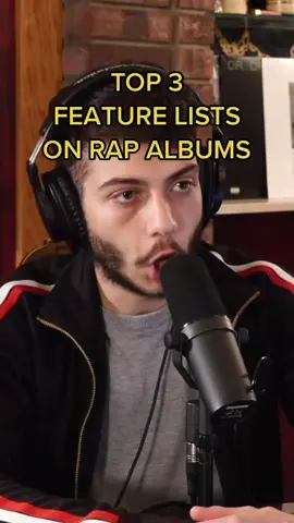 TOP 3 Feature Lists on Rap Albums 🔥 #top3 #top5 #top10 #features #rapfeature #musicfeature #featureartist #fyp #podcast #classicalbum #nfrpodcast