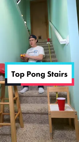 Top Pong Stair Trickshots #trixshot #trickshot