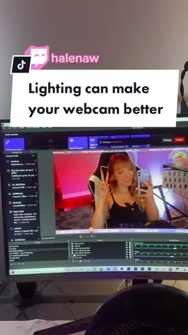 Lighting can make your webcam quality look 1000x better! #twitchtips #streamtips #twitchstreamer #twitchaffiliate