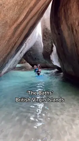 Exploring ‘The Baths’ in the #BritishVirginIslands with my sweet babies. We are so lucky to experience this together 💕 #bvi