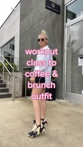Added a quick layer for after my workout class #mystyle #SimlishSessions #CompleteMyLook  #outfitinspo #brunchoutfit #sportystyle