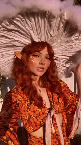 1 year of #mushroomgirl means new orange mushy girl🧡🥰 #fyp #foryou #fairy #elf #mushroom #HotwireHotelGoals #TakisTransformation