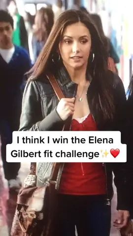 The iconic red top 😍🥰 #elenagilbert #thevampirediaries #elenagilbertoutfits #damonsalvatore #stefansalvatore #tvd