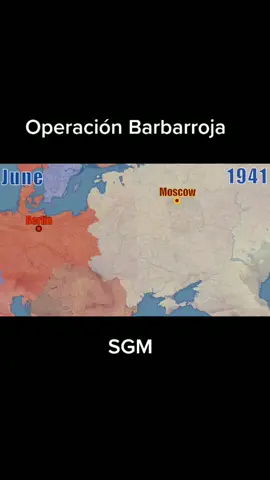 Mapa dinámico de la operación Barbarroja en el marco de la #segundaguerramundial #worldwar2 #worldwar2edits #ww2 #segundaguerra #guerra #war