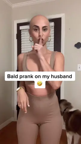 I look cute bald IDC 😍 @fashionnova FashionNovaPartner #couple #husbandwife