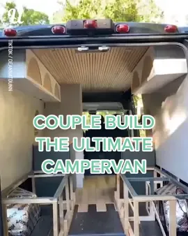 This couple built the ultimate camper van 😍 (@deannatdunn) #campervan #vanrenovation #diytiktok #fyp #foryou