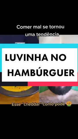 #dueto com @lapanzaesprimero Ah gente para, pra mim deu por hoje, comer #hamburguer de luvinha.. olha esse #cheddar 🤡 #brasil