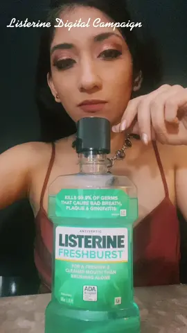 #listerinechallenge #listerinedigital #influenster #review #mouthwash AMAZINH TO CLEAN BREATH + PREVENT GINGIVITIS! 💕