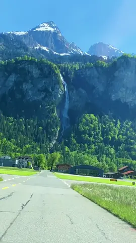 Swiss Road #waterfall #nature #travel #switzerland #foryou
