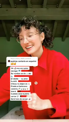 Reply to @thania_0525 Encontré está adaptación en YT y le cambié dos cosas ♥️ #wellerman #español #adaptacion