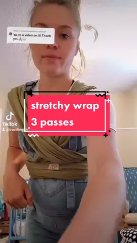 #repost #babywearing #babycarrier #stretchywrap #babywearingdemo #fyp #howto